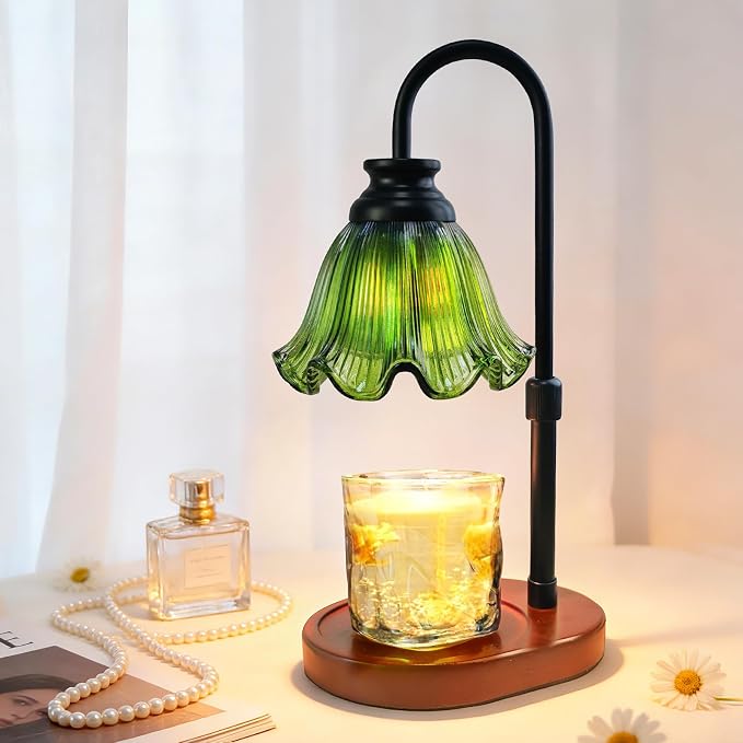 Candle Warmer Lamp with Timer, Christmas Decorations Indoor, Birthday Gifts for Women Mom, Warming Gifts for Office, Dorm, Apartment & New Home Decor