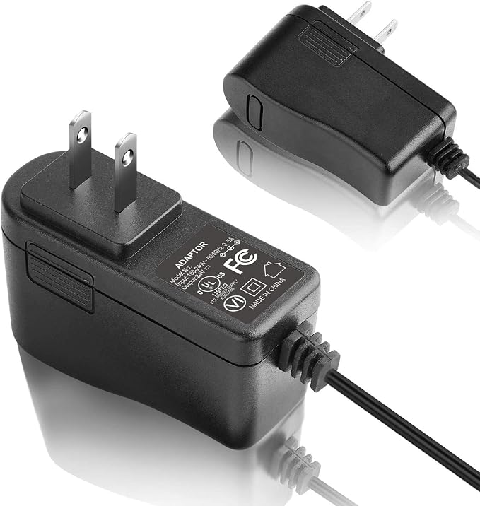 [UL Listed] 24V Power Cord, iCreatin AC to DC Adapter Switching Power Supply Replacement Charger Cable for 100ml / 120ml / 300ml / 500ml Essential Oil Diffuser and Aroma Diffuser Humidmifier