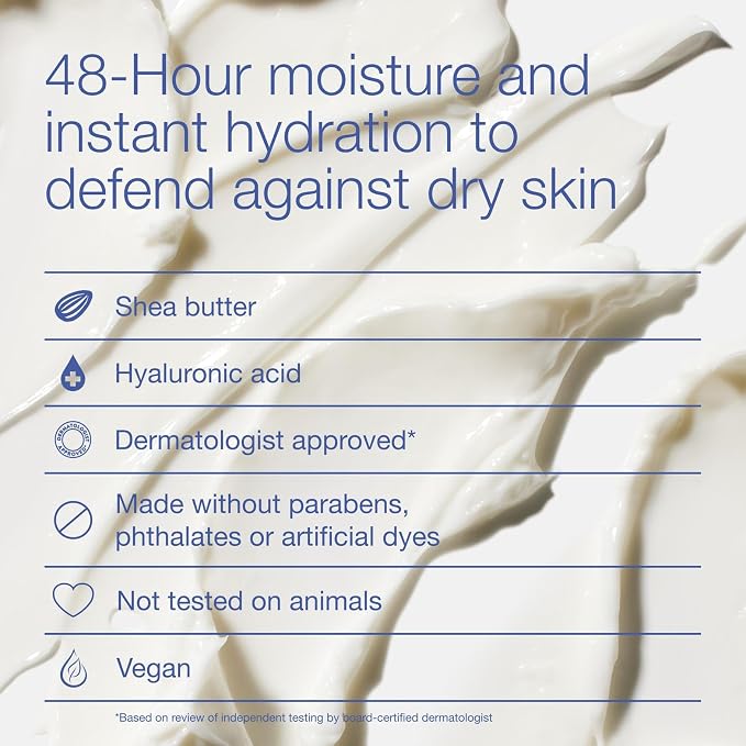 Bath & Body Works Lavender Vanilla Aromatherapy Body Cream, Ultimate Hydration Moisturizer with Shea Butter & Hyaluronic Acid for Dry Skin, 8 fl oz - 1 Pack