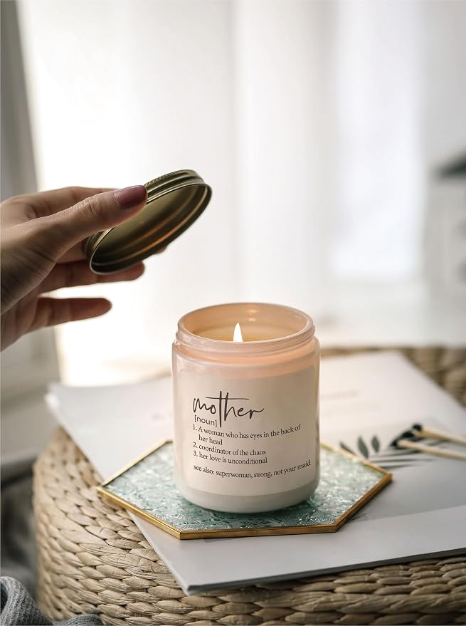 Mom Birthday Gifts from Daughter & Son, Best Mother’s Day Gift, Unique Ideas Gifts for Mom,Vanilla & Lavender Scented Candles