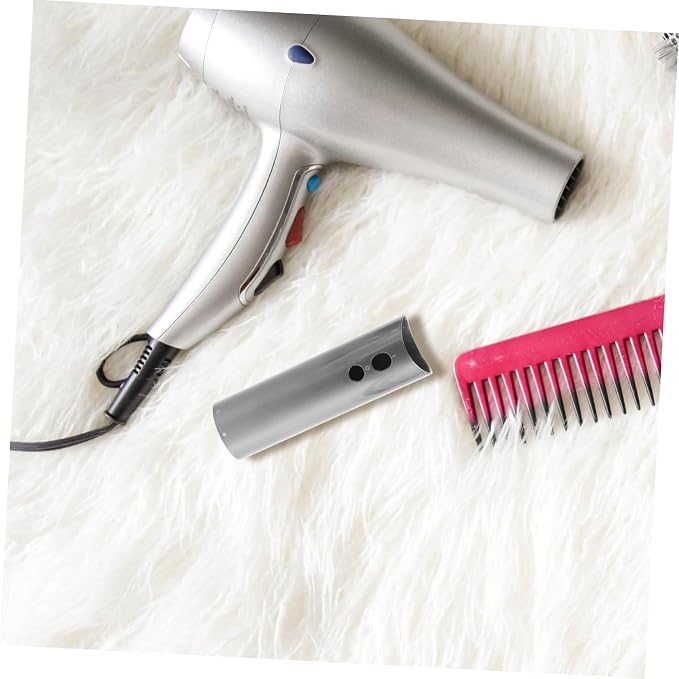 Hair Dryer Handle Sleeve Replacement Part Ergonomic Grip for Easy Use Quick DIY Repair Compatible with Dyson Hair Dryer Silver