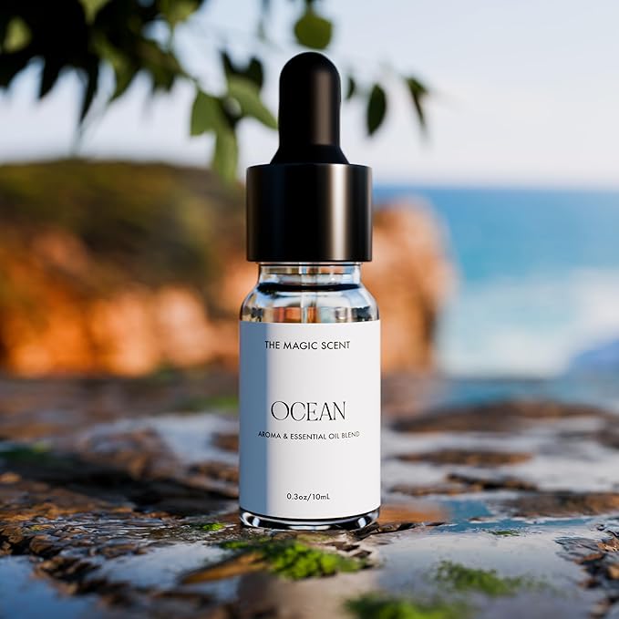 The Magic Scent Ocean Diffuser Oil - Cold-Air & Ultrasonic Scented Oils for Diffuser Inspired by Bali - Essential Oils for Diffusers Aromatherapy - 0.34 Fl Oz, 10 ml