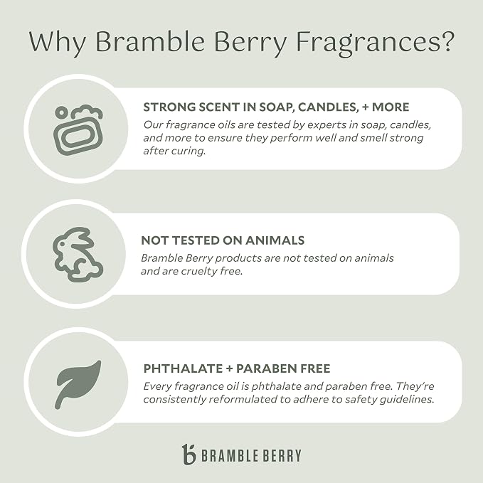 Bramble Berry Sensuous Sandalwood Fragrance Oil | Sensuous Sandalwood Scent for Soap Making, Candle Making, Lotion & Bath Bombs | Skin Safe, Vegan, Paraben & Phthalate Free, DIY Craft Essential