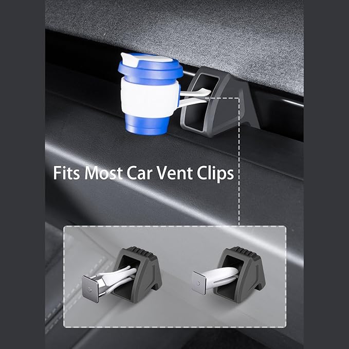 Air Freshener Adapter Designed for Tesla Air vent, Model 3 and Y Accessories (Air Freshener NOT Included) - 2 Pack (2024-2025 Model 3 &2025-2026 New Model Y Juniper)
