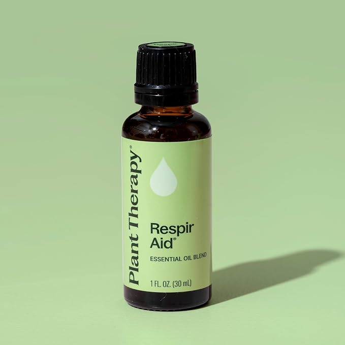 Plant Therapy Respir Aid Essential Oil Blend 30 mL (1 oz) 100% Pure, Undiluted, Natural Aromatherapy, Therapeutic Grade