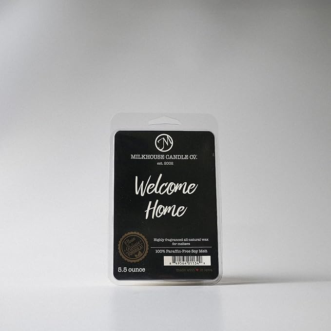 Milkhouse Candle Company Welcome Home Soy Wax Melts - Hearth Fire | Baked Goods | Sweet Spice Scented - 5.5 oz, Hand-Poured, Premium Fragrance Oil, Made in the USA