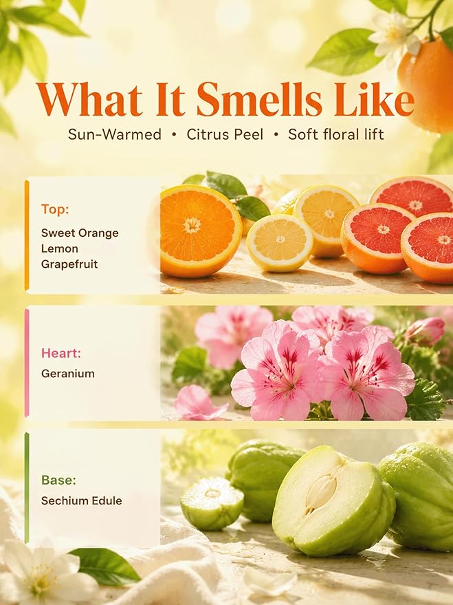 Sunny Morning — A 100% Pure Essential Oil Blend Citrus-Bright Blend that Makes Your Space Feel Like You Just Opened the Curtains, Essential Oils for Diffusers for Home