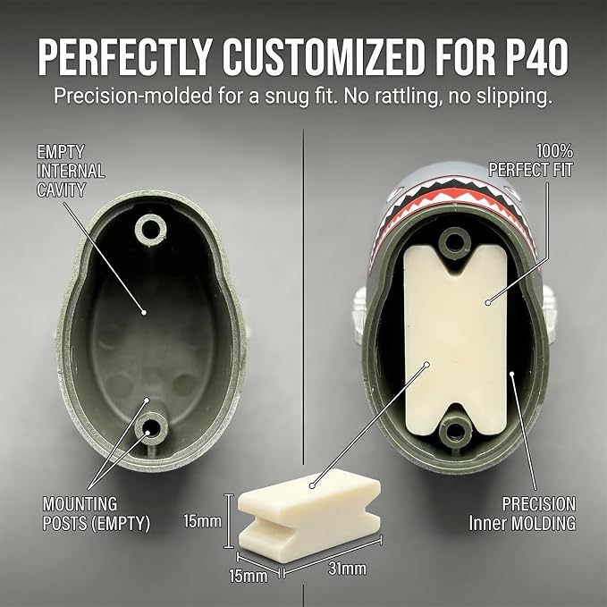 5 Pack P40 Car Air Vent Clip Freshener Refills, Long Lasting Solid Fragrance Replacement Pads, Natural Essential Oil Scented Wax, MSDS Certified Non-Toxic (8PCS)