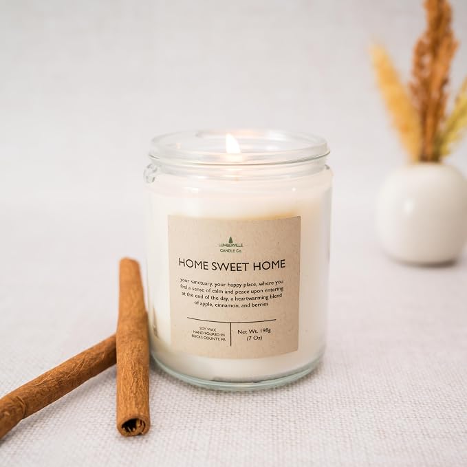 Handmade | Soy Candle (Home Sweet Home, 8 oz.)