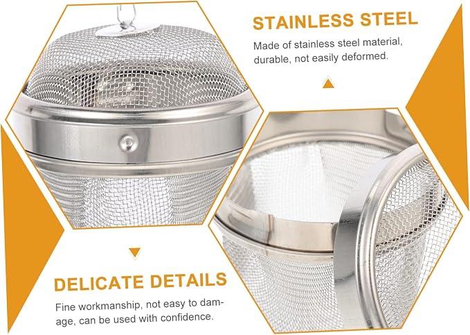 PRETYZOOM 6pcs Watch Cleaning Kit Tea Infuser Balls Jewelry Washing Basket for Basket Cleaning