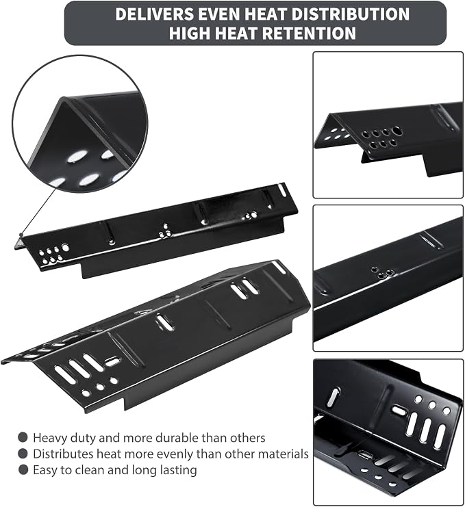 Charbrofire DGH450CRP Heat Tent 4 Burner Grill Replacement Parts for Dyna Glo Grill Heat Shield 70-02-615 70-02-423 Dynaglo Burner Tube DGF451CRP DGH450CRN-D DGH450CRP-D Dyna-Glo Grill Parts