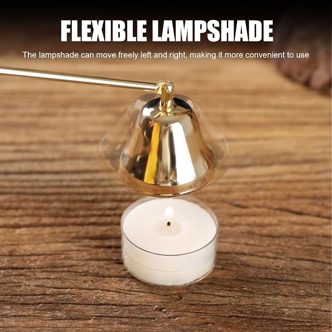 Candle Snuffer, Unique Candle Extinguisher Snuffer, Decorative Candle Extinguisher Metal Candle Tool