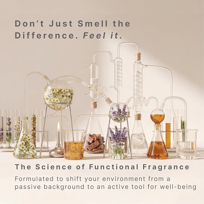 Homedics SereneScent Wellness Oil Refill for Waterless Diffusers, Lavender & Chamomile, 15ml Plug & Play Fragrance Oil Bottle, Aromatherapy Scent Refill for Home, Office, Bedroom, Compact Diffusers
