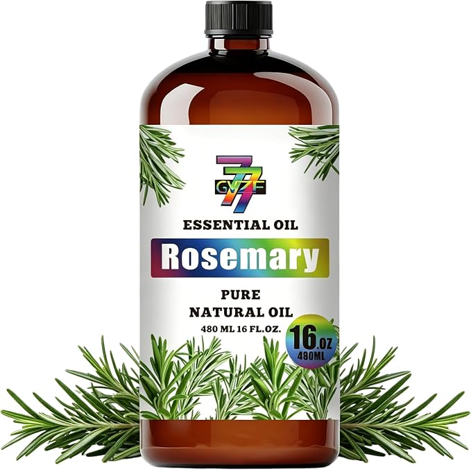 Rosemary Essential Oil, Rosemary Oils, for Diffuser, Office, Humidifier, DIY Candles, Soap, Cleaning, Home, Yoga, Gift, Essential Oil, GV77ZF Rosemary Fragrance Oil - 16 fl oz (480 ml)