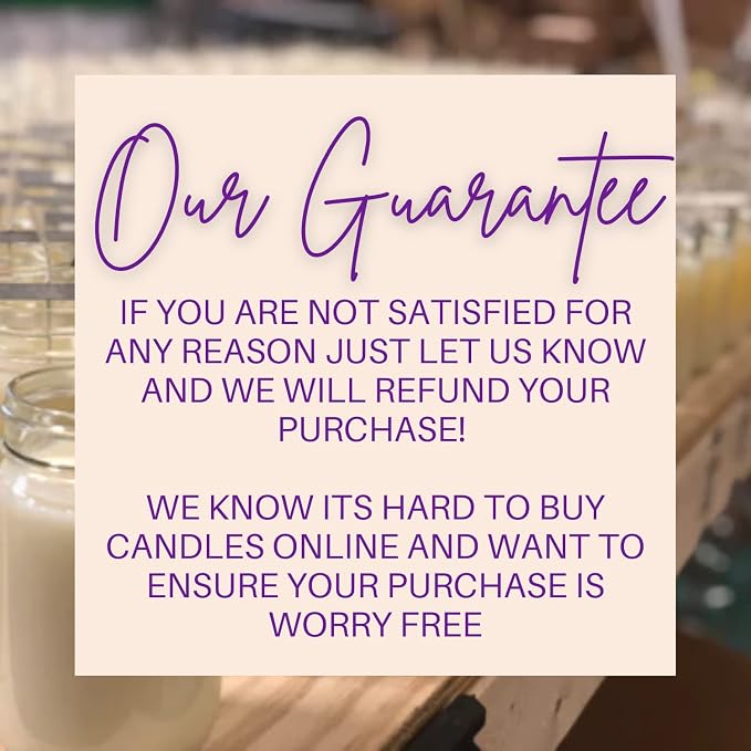 Nika's Home Vanilla Lavender Soy Candle - 12oz Mason Jar - Non-Toxic - Hand Poured in The USA, Long Burning 50-60 Hours Highly Scented All Natural, Clean Burning