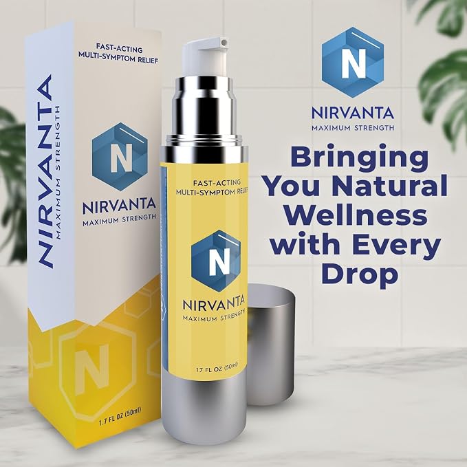 Nirvanta Frankincense Oil Pump for Hands, Feet & Body, 1.7 fl oz / 50 ml – Botanical Skin Care Oil with Frankincense, Myrrh, Lavender & Rosehip – Fast Absorbing Moisturizing Body Oil for Daily Use