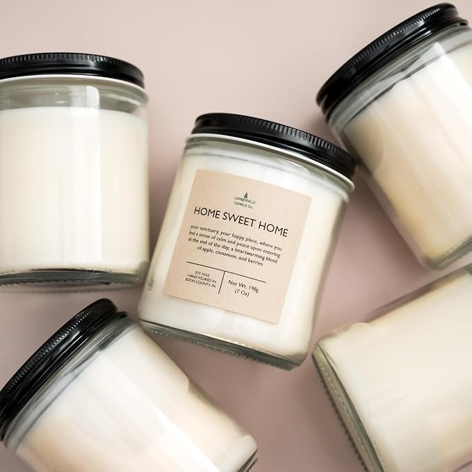 Handmade | Soy Candle (Home Sweet Home, 8 oz.)