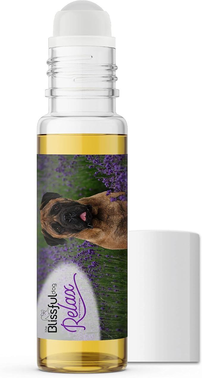 The Blissful Dog Bullmastiff Dog Relax Roll-ON Aromatherapy for Dogs - Anxiety Relief for Dogs