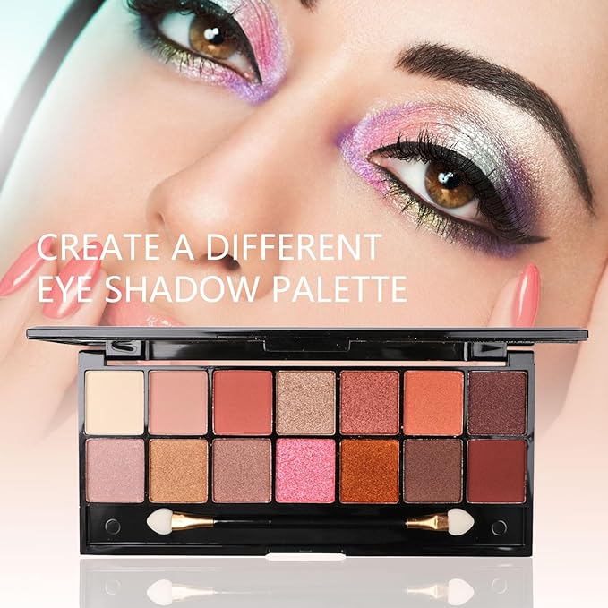 MTDXILTAI All in One Makeup Kit for Makeup storage bag 2X14 Colors Eyeshadow Palette Liquid Foundation Eyeliner Pencils Contouring Stick Lip Gloss 20Pcs Make up Brushes For Women Girls Teens (Black)