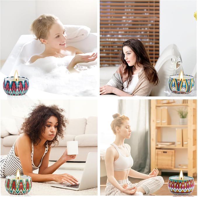 16 Pack Scented Candles Gifts Set for Women, 40 OZ Long Lasting Lavender Scented Candles, Suitable as Gifts for Family Friends