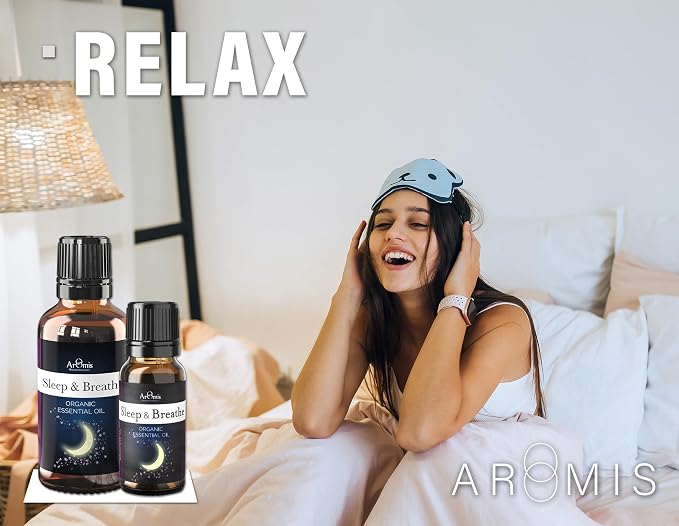ArOmis Sleep & Breathe Essential Oil - 100% Pure Therapeutic Grade - Undiluted, Premium Oil - 150 Micron Filtered, Perfect for Aromatherapy Diffusers (30ml / 1 fl oz)