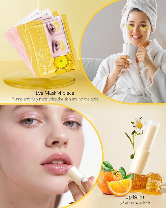 Gifts for Women Skin Care Set, 11 Pcs Skincare Kit For Women Gift Complete Travel -Size Spa Kit Skincare Gift Set Teens Birthday Galentines Day Party Favors Valentines Mothers Day Gift