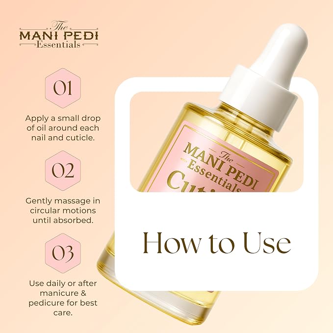Nourishing Cuticle Oil enriched with Jojoba Oil, Vitamin E & Sweet Almond Oil. Manicurist's Choice for Healthy, Nourished Nails & Cuticles – 1 Fl Oz