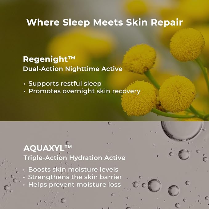 INNA ORGANIC Organic Sheet Mask - Nexty Award Finalist, Sleep Well Glow, Overnight Renewal, Restful Healing, Sustainable & Clean Beauty (Pack of 5) | Blue Tansy Essential Oils Infused Skin Care