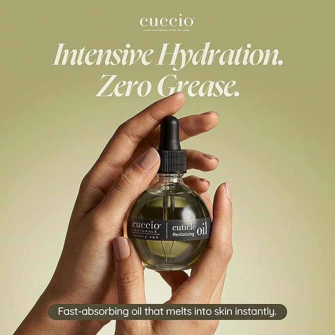 Cuccio Naturale Citrus & Wild Berry Revitalizing Cuticle Oil, Lightweight Fast-Absorbing Hydrating Nail & Cuticle Conditioner, Cold-Pressed Oils + Vitamin E, 2.30 Fl Oz