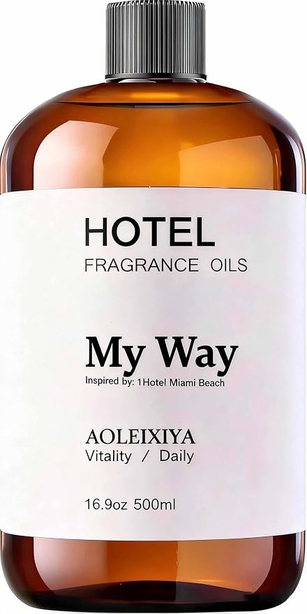 My Way Diffuser Oil Waterless Hotel Essential Oils for Diffusers for Home Inspired by The 1 Hotel Miami Scent - Premium Hotel Collection Diffuser Oil (16.9 Fl Oz (Pack of 1)