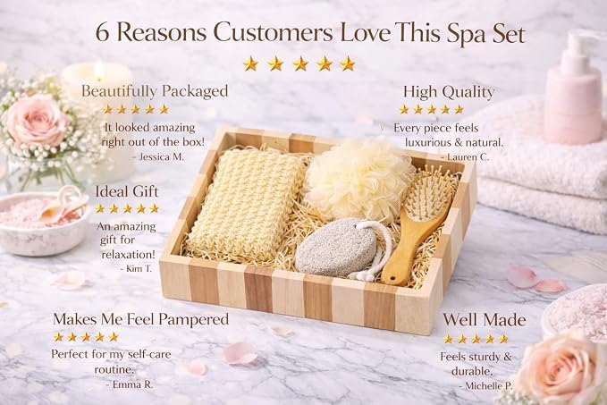 Deluxe Spa Gift Set – Enhanced Relaxation Kit with Accessories