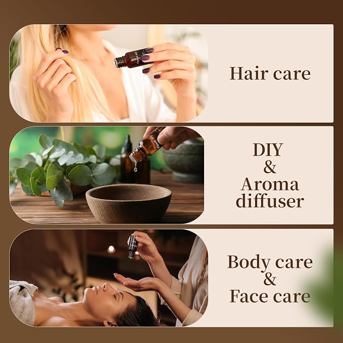 Vetiver Essential Oil 0.34Oz - 100% Pure Natural MAX Undiluted Premium Therapeutic Grade Essential Oils for Diffuser/Skin Care/Massage/Hair/Toenails