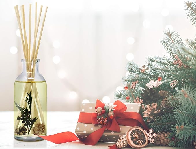 Urban Naturals Holiday Cranberry & Pine Holiday Wreath Reed Diffuser Set with Real Botanicals Idea for the Home. Great Deal!