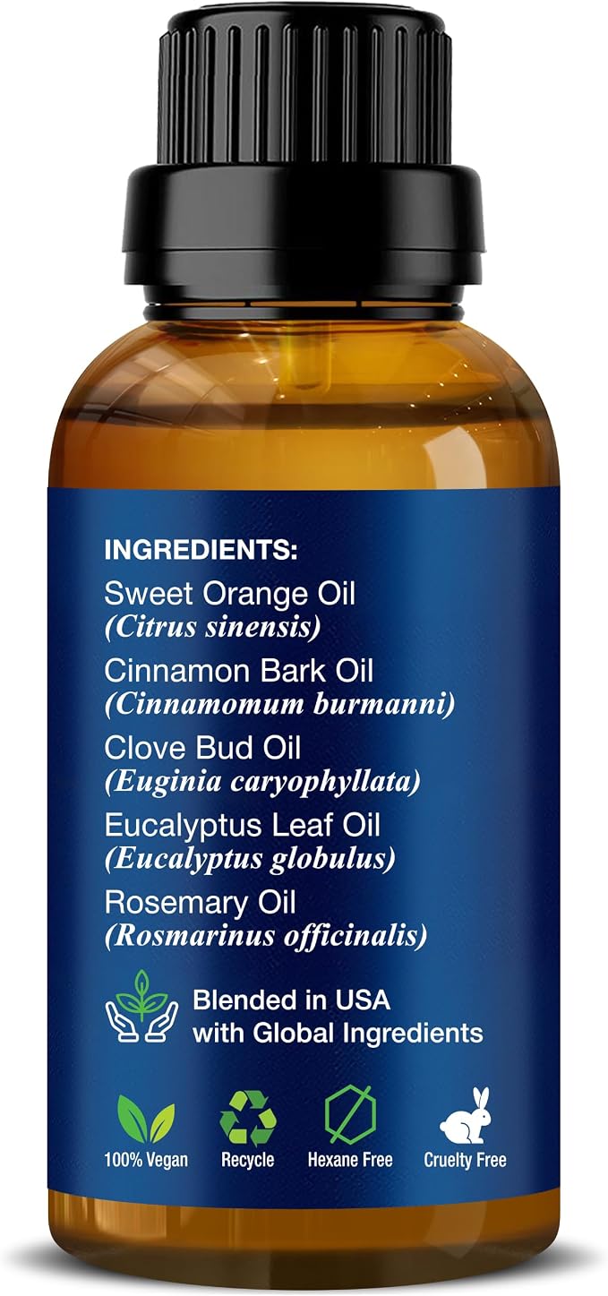Robbers' Immunity Essential Oil Blend 30 ml - Immune Boost Aromatherapy for Diffusers - Natural Shield Against Impurities - Nexon Botanics