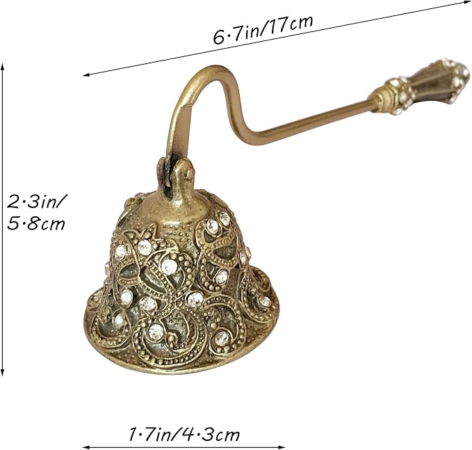 Candle Snuffer, Unique Candle Extinguisher Snuffer, Decorative Candle Extinguisher Metal Candle Tool