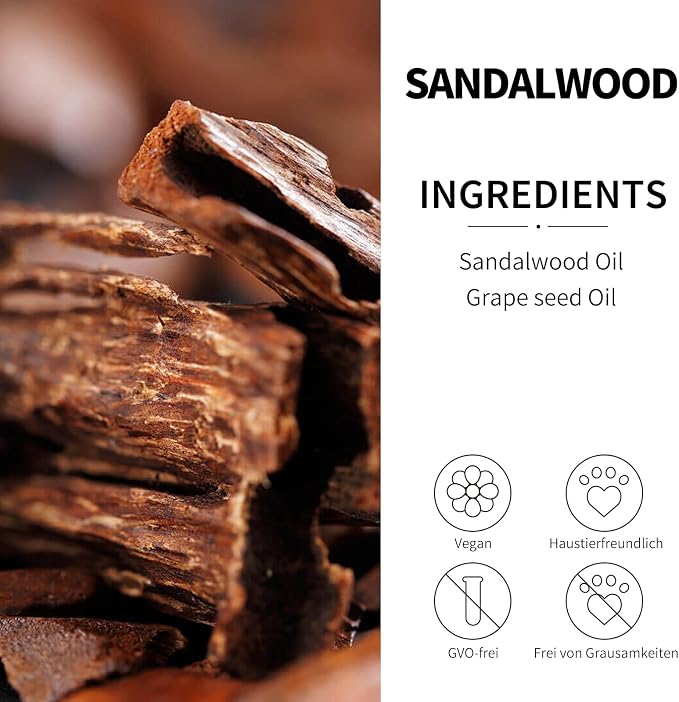 Hanging Car Air Freshener-Sandalwood,Long Lasting Fragrance Car Scents,Car Decorations