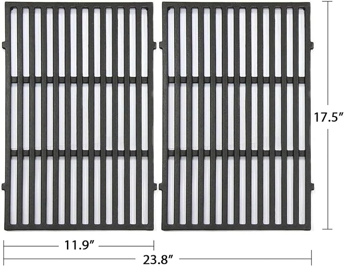 Hongso Spirit E-310 Grill Parts for Weber Spirit 300 with front controls | for Weber Spirit E310 S310 E320 S320 E330 S330, Spirit II E/S 310 Grill (2013-2017), Flavorizer Bars, Grill Grates, Burners