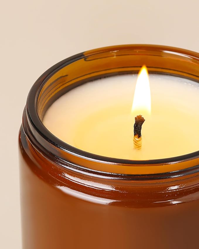 AOOVOO Fresh Coffee Candles - 22 oz Scented Candles, Aromatherapy, Soy Candle for Home Scented