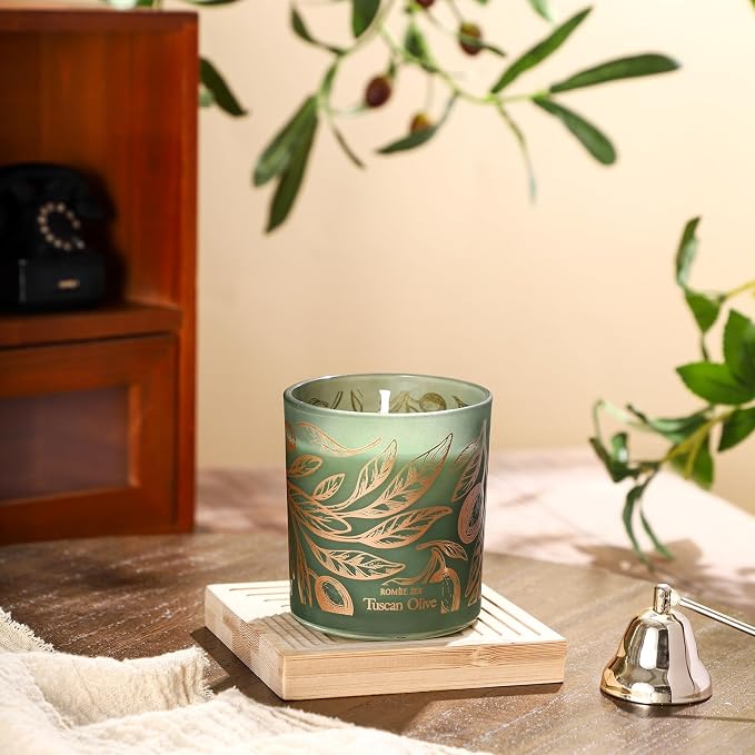 ROMIIE ZOI Scented Candle - Tuscan Olive- 6oz Aromatherapy Soy Wax Jar Candle for Home, Gifts for Women - 170g