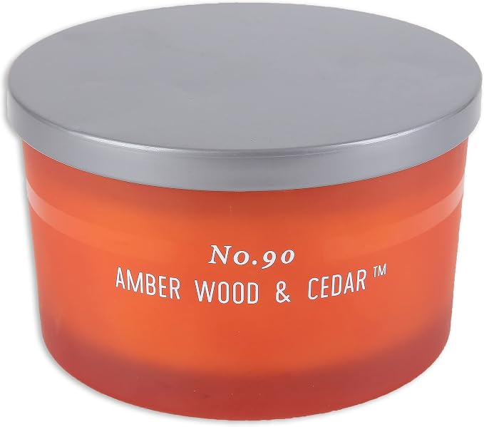 No. 90 Amber Wood & Cedar Jar Candle, 15 Ounces