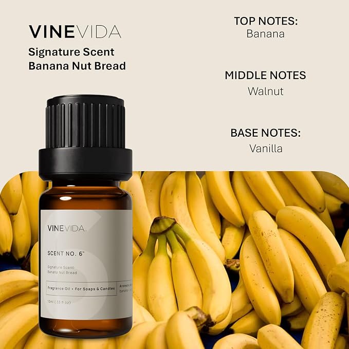 VINEVIDA [0.33oz] Scent No.6 Fragrance Oil for Candle Making and Soap Making - Premium Candle Scents for Soy Candles