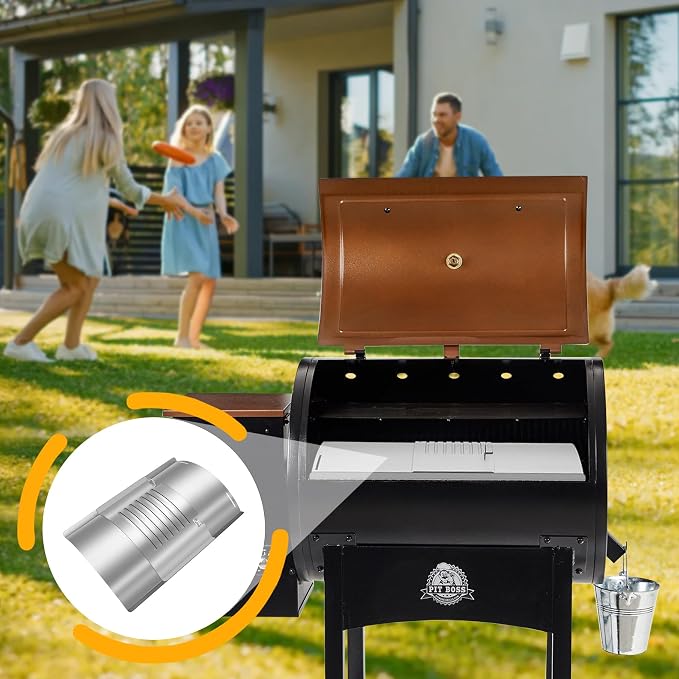 Flame Broiler Kit for Pit Boss 700 Series Pellet Grills,Compatible with PB700FB PB700FBW2 PB700SC PB700FBW1 PB700S Pellet Grills,Includes Main Plate and Slide Cover