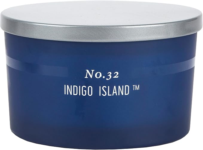 No. 32 Indigo Island Jar Candle, 15 Ounces