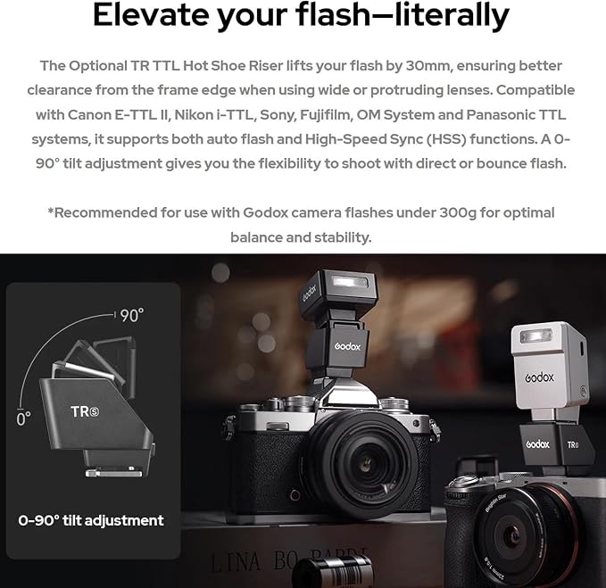 Godox IT20 S IT20S Mini Camera Flash for Sony, TTL Godox Flash,700+ Full Power,1.5s Recycle Time,USB-C Charging, with Magnetic Diffuser & Filter -Silver