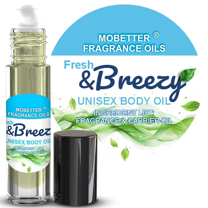 MOBETTER FRAGRANCE OILS Fresh & Breezy Fragrance Body Oil for Unisex
