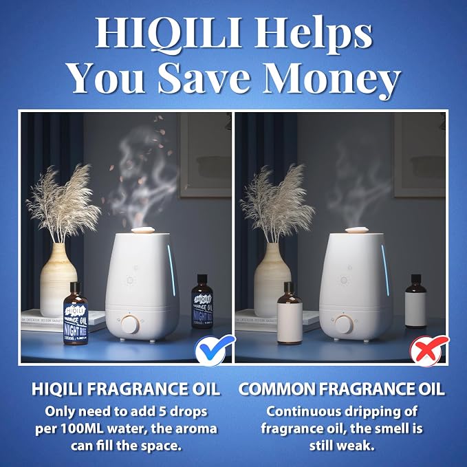 HIQILI Night Rose Fragrance Oil 100ml for Diffuser Car Freshies, Clean Fresh Scent for Candle Making Soap Laundry 3.38 Fl Oz