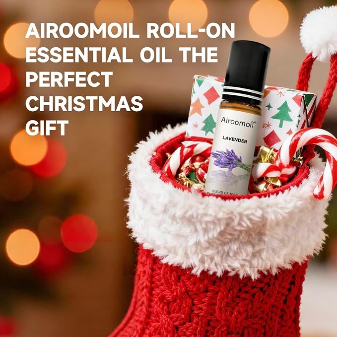 Lavender Essential Oil Roll‑On 10mL – Pre‑diluted Ready‑to‑Use, Portable Travel Size, Gentle Herbal‑Floral Scent for Daily Comfort, Meditation, Yoga, On‑the‑Go Aromatherapy – Female Gift