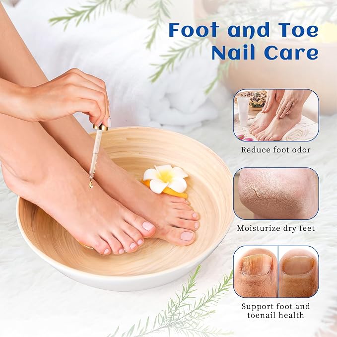 HIQILI Tea Tree Oil for Skin, Hair, Toenail, Add to Shampoo, Body Wash, Soap, Foot Soak - 1.01 Fl Oz