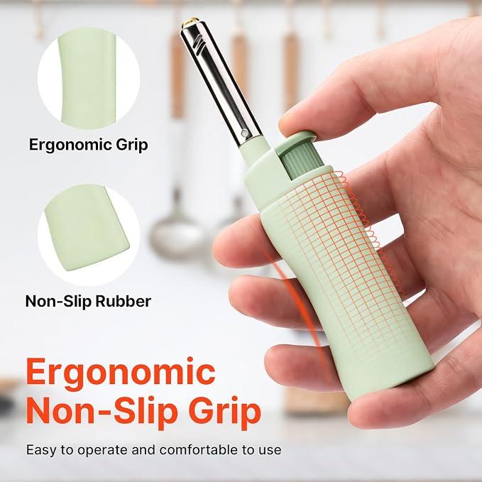 MK Lighter Candle Lighters, Windproof Flame, Ideal for Candle, BBQ, Camping, Outdoor, Butane Refillable, Multipurpose Lighters (NBR-10PC)