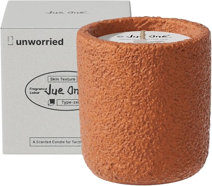 Scented Candles for Home, Natural Soy Wax Candle Gift Set, Non-Toxic Cement Jar Candles, Luxury Aromatherapy for Stress Relief, Highly Scented, Gifts for Women and Men, Cedar Aura